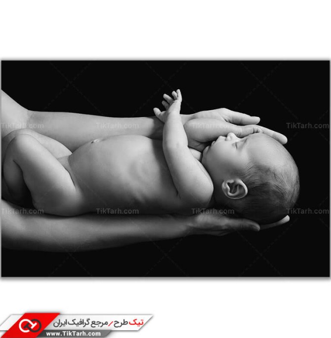 دانلود عکس با کیفیت نوزاد تازه متولد شده | تیک طرح مرجع گرافیک ایران
