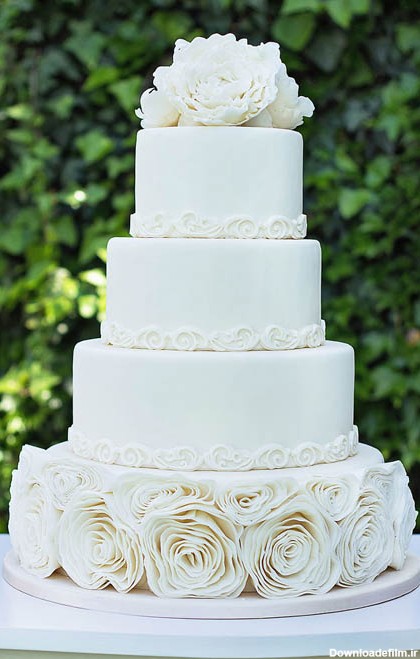 عکس مدل تزیین کیک برای عروسی