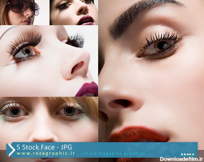 5 تصاویر استوک چهره زنان | رضا گرافیک | دانلود فایل لایه باز ...