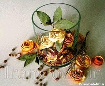 گل خشک - آموزش ساخت گل رز یا پوست پرتقال | ایران کوک