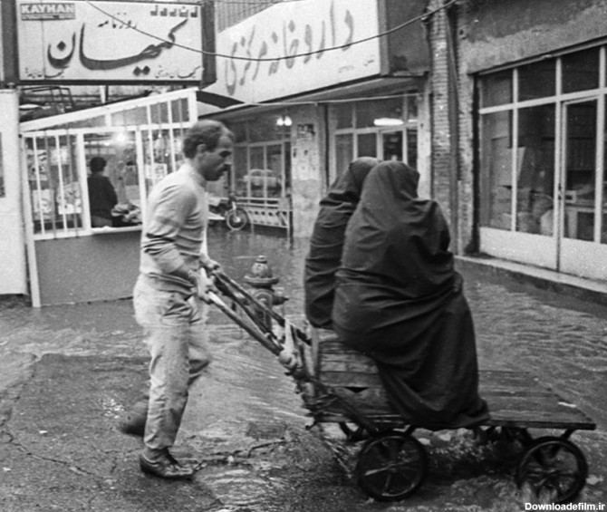 عکس سیاه و سفید تهران قدیم