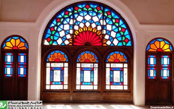 تعریف هنر ارسی سازی در ساخت پنجره های سنتی،قدیمی مشبک و شیشه رنگی ...