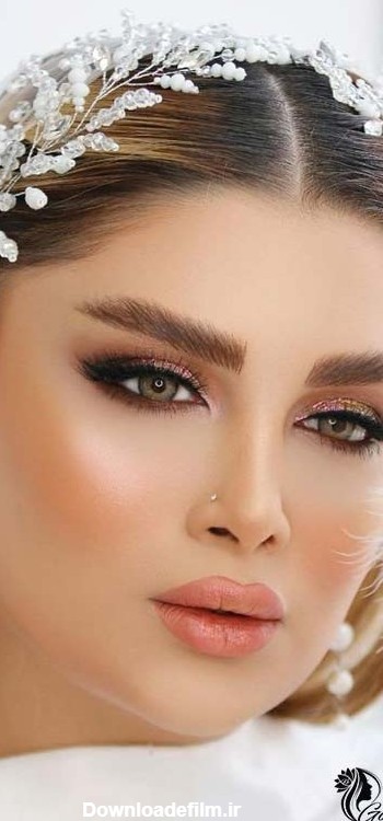 70 مدل آرایش عروس ایرانی جدید، زیبا و بسیار شیک - گل گیس