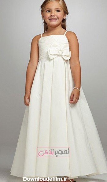 لباس مجلسی بچگانه - پبراهن عروس بچگانه