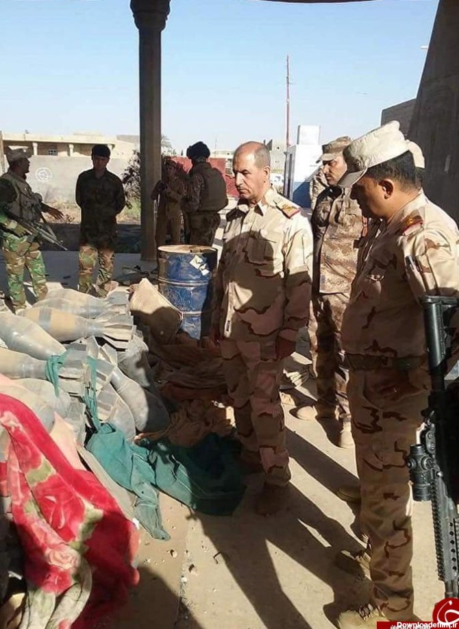 کشف موشک‌های سمی داعش در الانبار عراق + تصاویر