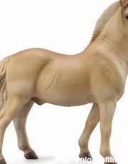 خرید و قیمت فیگور اسب نر فلات کالکتا - قهوه ای کمرنگ | ترب