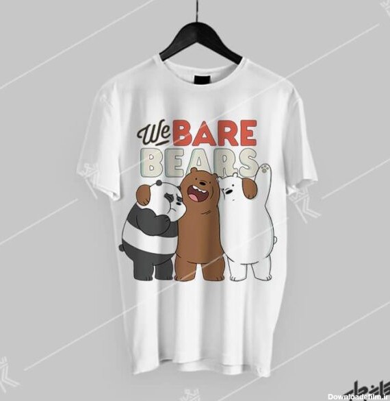 خرید تیشرت سه خرس ساده‌ لوح We Bare Bears