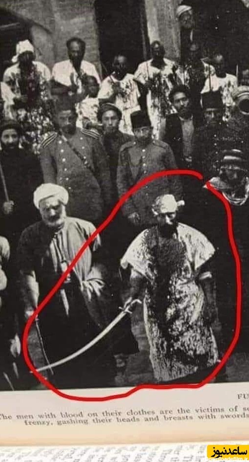 عکس قمه زنی سفیر انگلیس در تهران برای رواج قمه زنی صحت دارد؟
