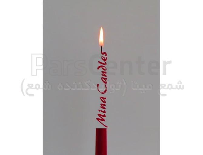 شمع قلمی 30 سانتی قرمز