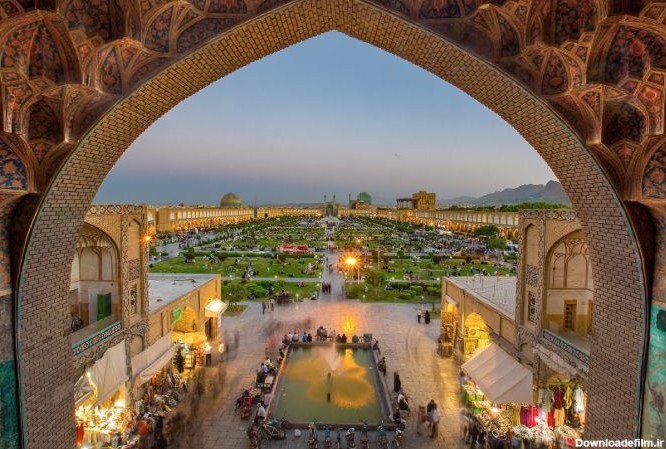 نمای از میدان نقش جهان اصفهان
