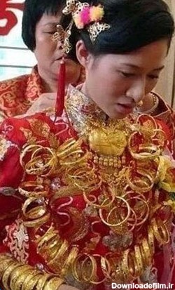 عروسی با 5 کیلو طلا! (+عکس)