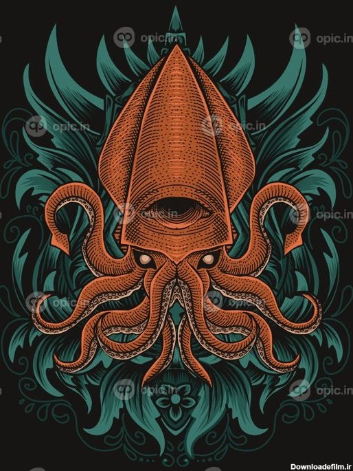 عکس کارت ماهی مرکب