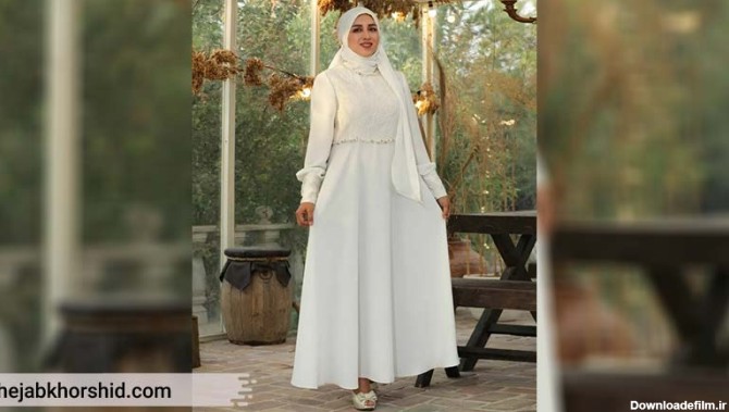 مدل لباس عقد محضری با حجاب ( 50 مدل لباس عقد محضری 1402 )