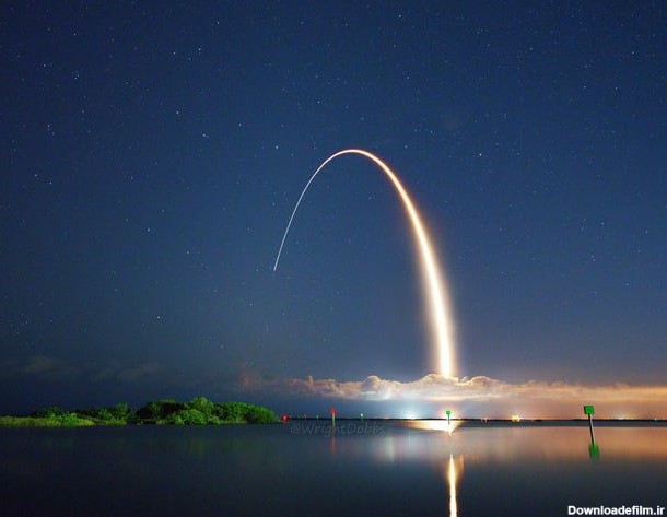 تصویری زیبا از پرتاب یک موشک در فلوریدا + عکس
