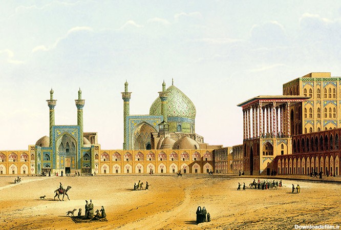 عکس قدیمی میدان نقش جهان اصفهان
