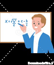 عکس بدون بکگراند و کارتونی معلم ریاضی در حال تدریس | برچسب محصولات ...