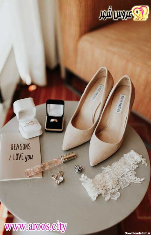 ایده های جالب برای عکاسی از حلقه و کفش عروس