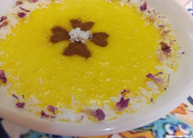 طرز تهیه شیر برنج زعفرانی   ساده و خوشمزه توسط بهاره - کوکپد