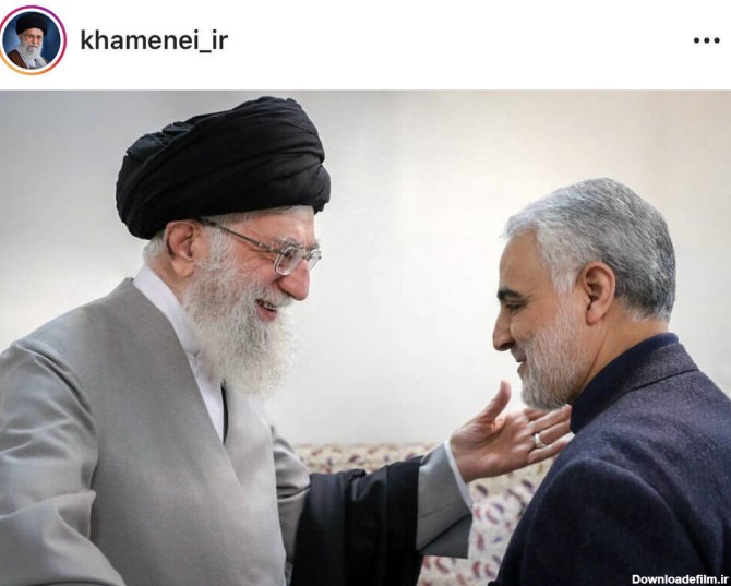 تصویری که اینستاگرام رهبر انقلاب از سردار سلیمانی منتشر کرد