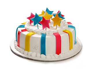 سفارش کیک فوندانت در اصفهان - کیک جشن ستاره ها | کیک آف