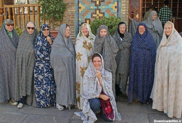 حجاب گردشگران زن اروپایی در ایران +عکس