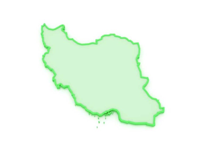 تصویر از نقشه ایران به رنگ سبز | تیک طرح مرجع گرافیک ایران