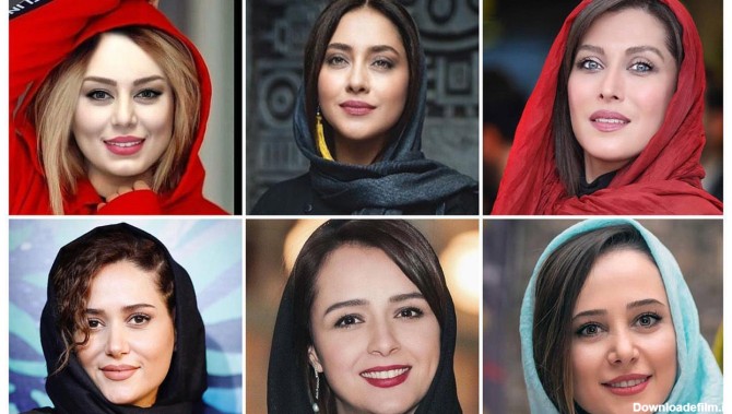 شیک ترین خانم بازیگران ایرانی بدون عمل زیبایی + اسامی و عکس ها