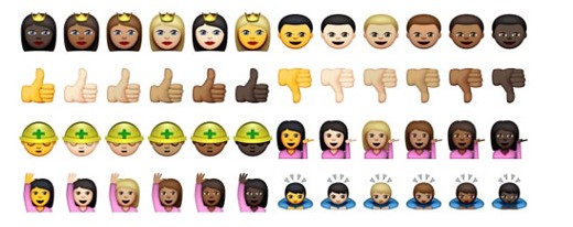 شکلک‌های جدید اپل با تنوع نژادی (+عکس)