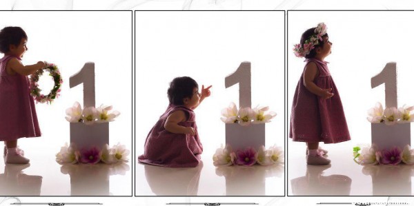 ژست عکس تولد یک سالگی دختر به روز