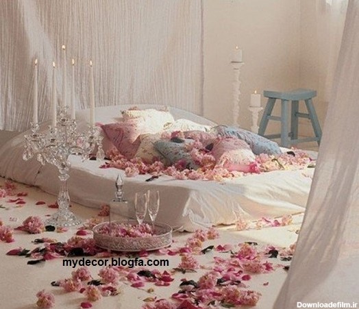5 مدل عکس اتاق خواب عروس (اتاق خواب عاشقانه)