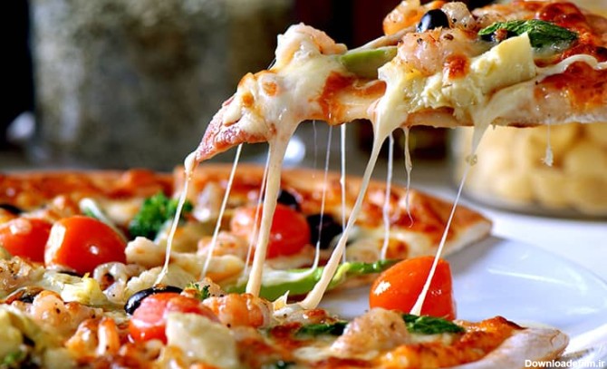 مجموعه عکس غذا پیتزا (جدید)