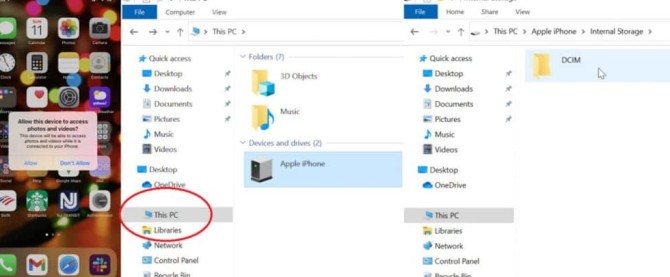 انتقال فایل ها در ایفون با استفاده از Windows Explorer