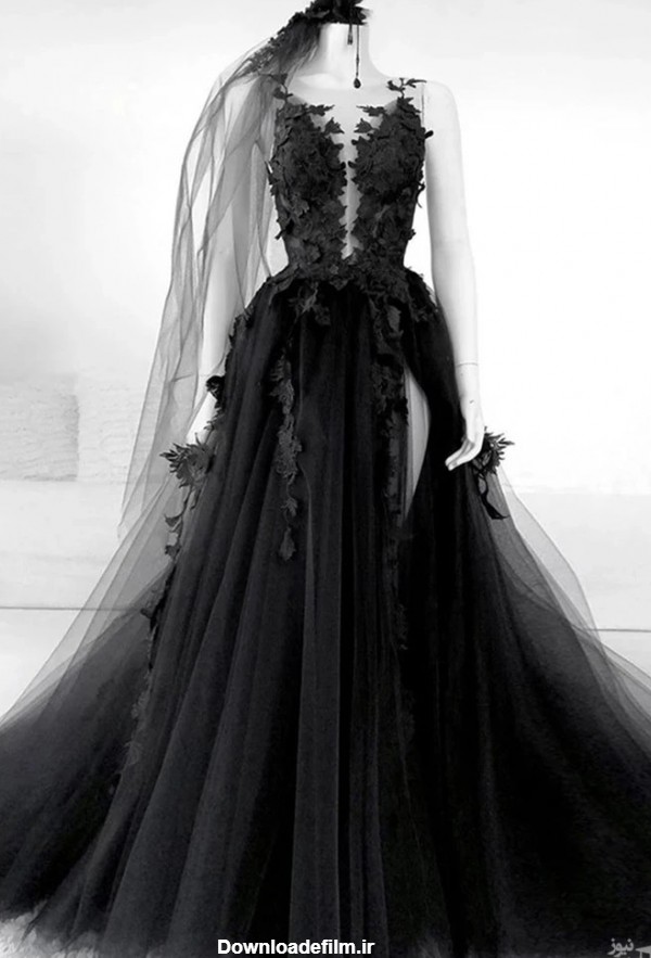 عکس لباس عروس سیاه