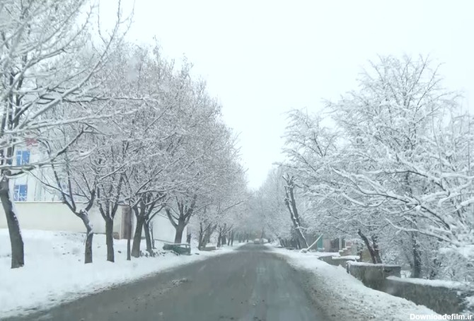پهن شدن چادر سپید بر شهر کابل با نخستین برف امسال | طلوع‌نیوز