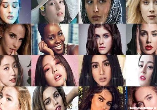 عکس ۱۰۰ زن زیبا جهان