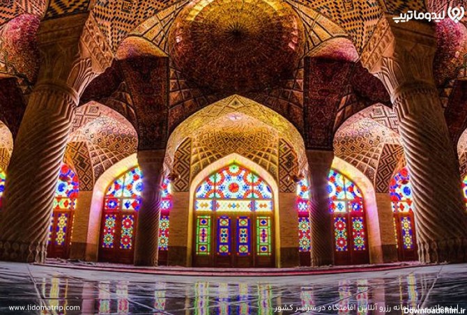 مسجد صورتی شیراز کجاست؟ | اطلاعات کامل مسجد نصیرالملک شیراز ...