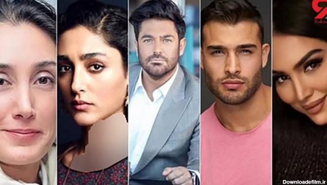 5 سلبریتی زن و مرد ایرانی در بین زیباترین چهره های سال 2022 + عکس و