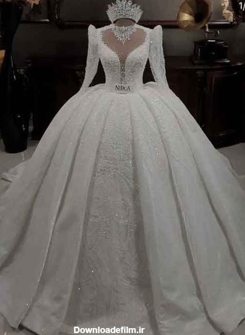 مدل لباس عروس خاص و زیباترین لباس عروس دنیا و ایرانی - چلوگوشت