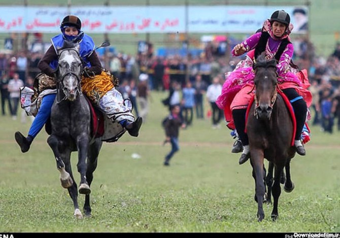 حضور زنان در جشنواره اسب دوانی ارسباران