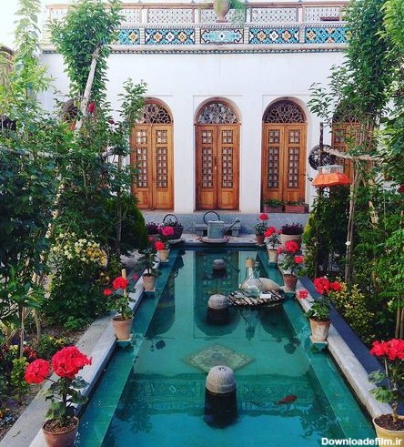 طراحی حیاط ایرانی