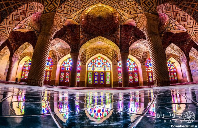 مسجد نصیرالملک شیراز | (مسجد صورتی + عکس و ساعت بازدید)