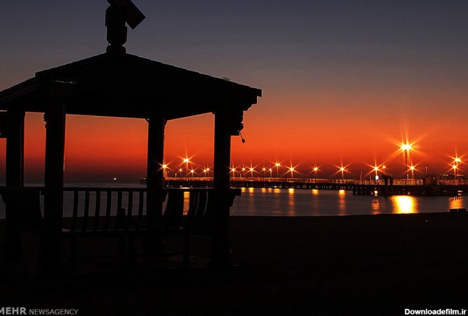 Mehr News Agency - Gorgeous sunset on Kish Island