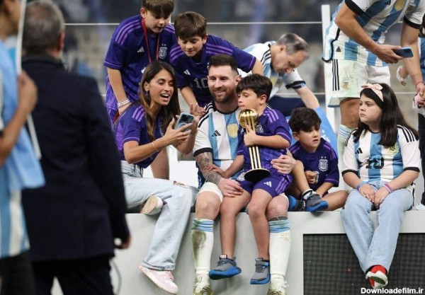 عکس | جشن خانوادگی مسی پس از فتح جام جهانی