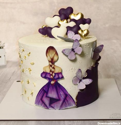 خرید و سفارش کیک دخترانه بهاری 🌺🌼|جدیدترین کیک های الوکیک زمستان ...