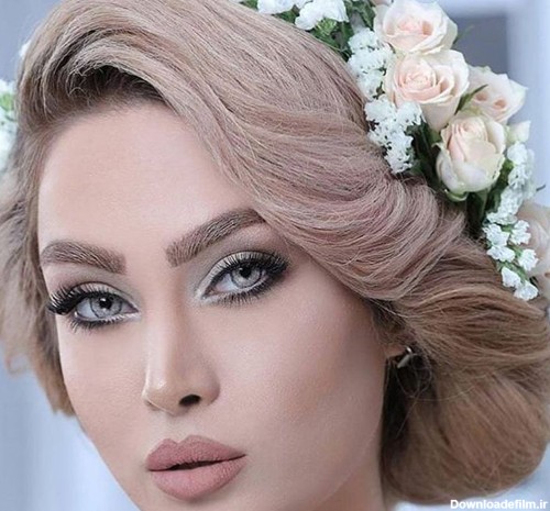 مدل عروس ایرانی با آرایش لایت و مدل موی بسیار زیبا