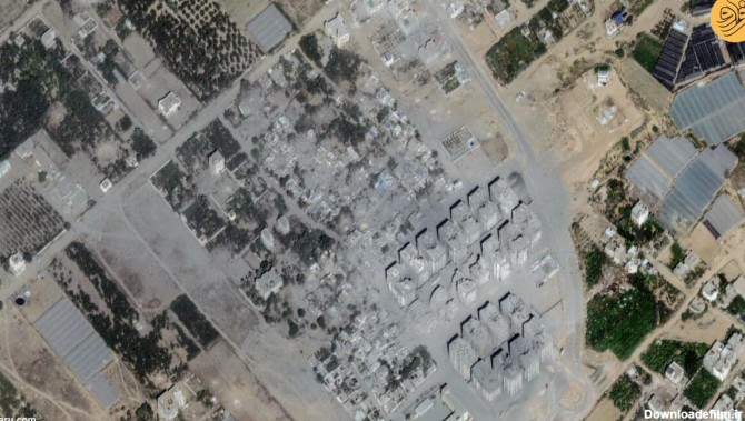 فرارو | عکس‌های ماهواره‌ای از غزه قبل و پس از حملات اسرائیل