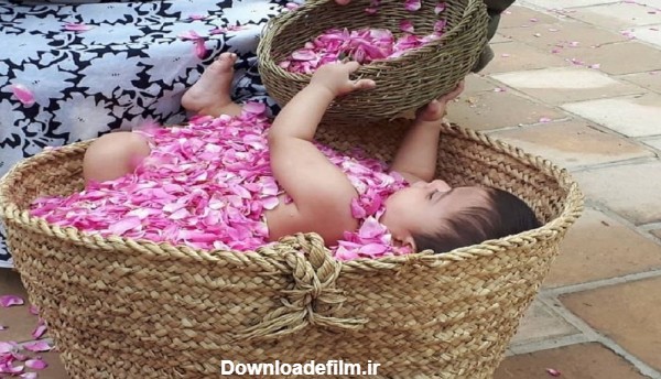 ایین گل غلتان و تلطیف روح در اولین بهار زندگی نوزادان امیریه + تصاویر