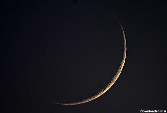 هلال روز اول ماه شوال» از دوربین یک منجم آماتور