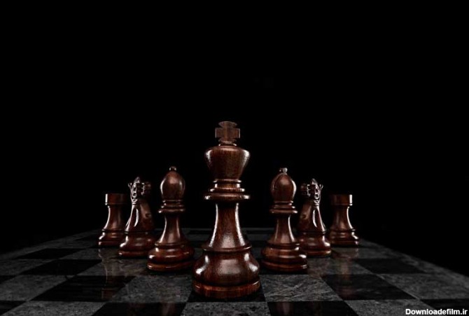 تصویر با کیفیت شاه شطرنج