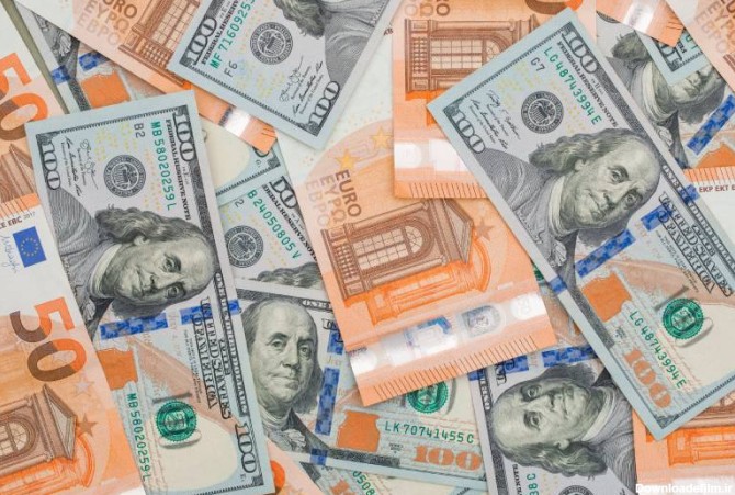 دانلود تصویر باکیفیت اسکناس دلار و یورو | تیک طرح مرجع گرافیک ایران